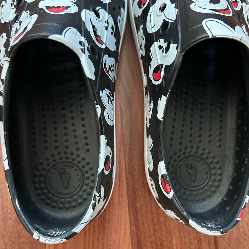 NWT Disney X Native Mickey Mouse Shoes Size M-8 & W-10. - Picture 8 of 8